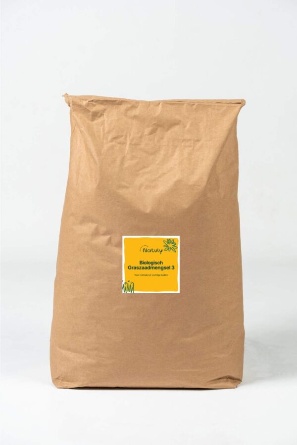 Graszaadmengsel3_10kg Bio-Ron/Natuly Biologisch Graszaadmengsel 3