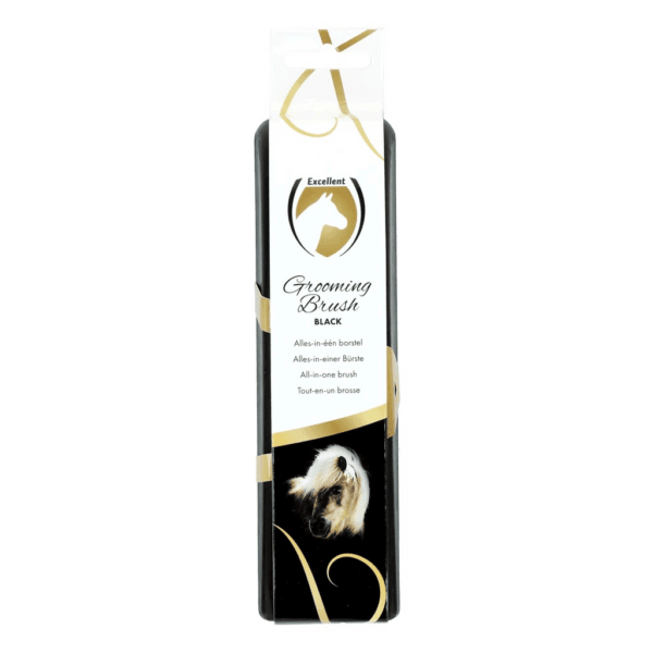 Grooming Brush Zwart1 Excellent Horse Grooming Brush