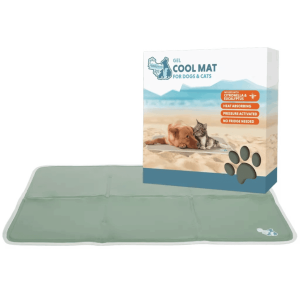 Coolmat Olijfgroen CoolPets Premium Solid Gel Coolmat