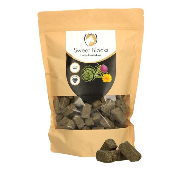 Grain-Free Herbs2 Excellent Horse Sweet Blocks Grain-Free Herbs