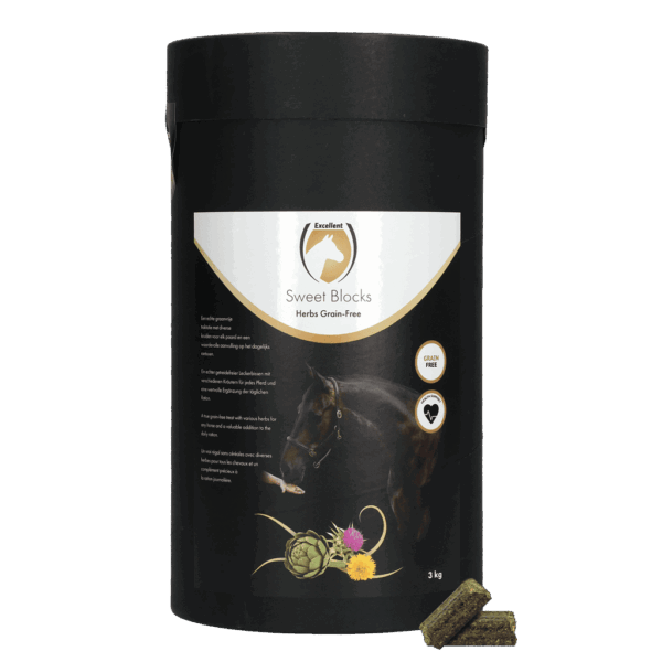 Grain-Free Herbs3 Excellent Horse Sweet Blocks Grain-Free Herbs